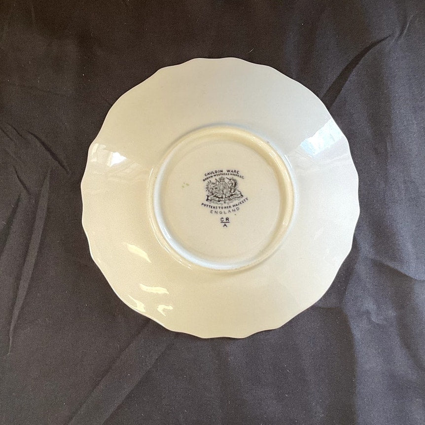 Antique Cauldron Ware Brown-Westhead Moore & Co. Tea cup Saucer