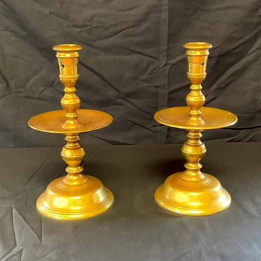 Vintage Jacob Von Heemskerk Dutch Candle Sticks - Pair