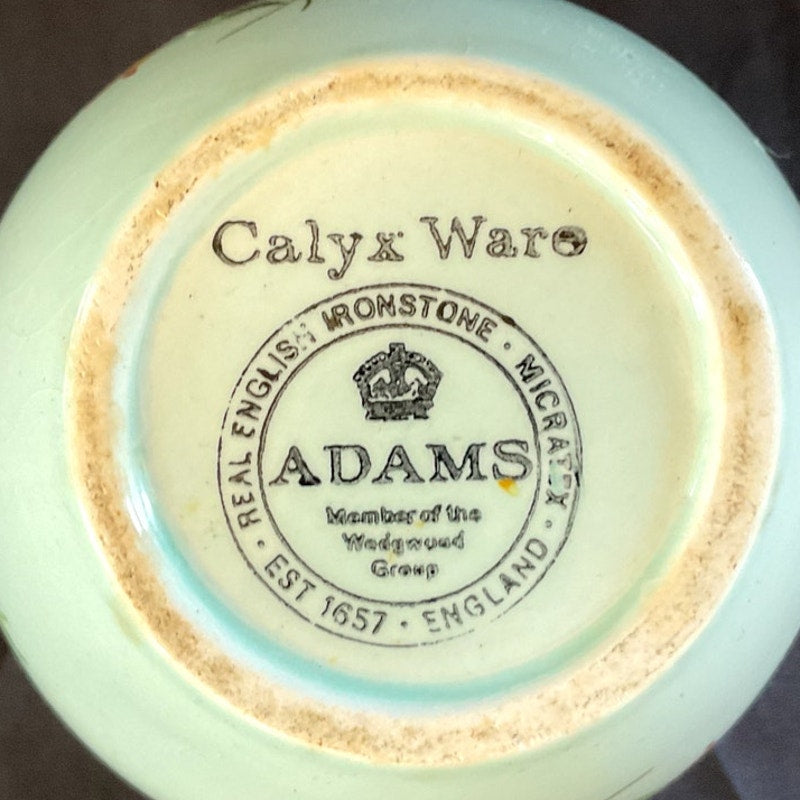 Adams Calyx Ware Lowestoft Creamer Pitcher