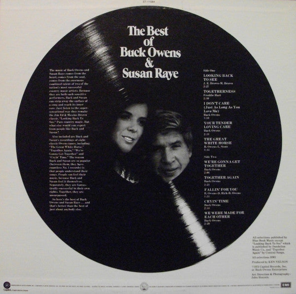 Buck Owens And Susan Raye : The Best Of Buck Owens & Susan Raye (LP,Album,Compilation,Stereo)