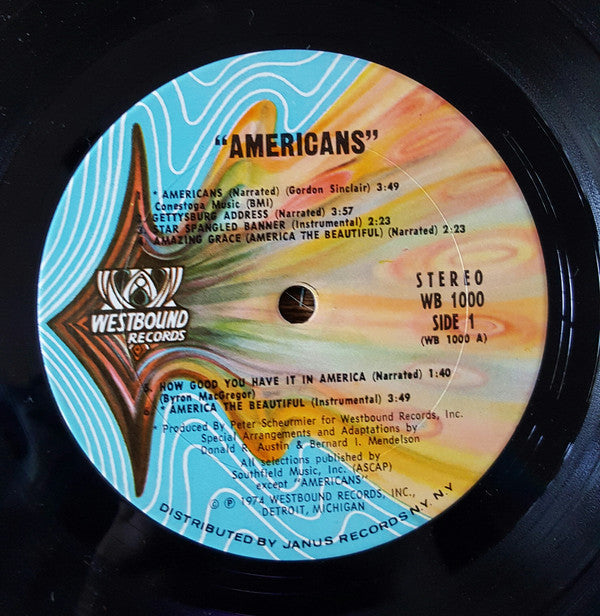 Byron MacGregor : Americans (LP,Album,Stereo)