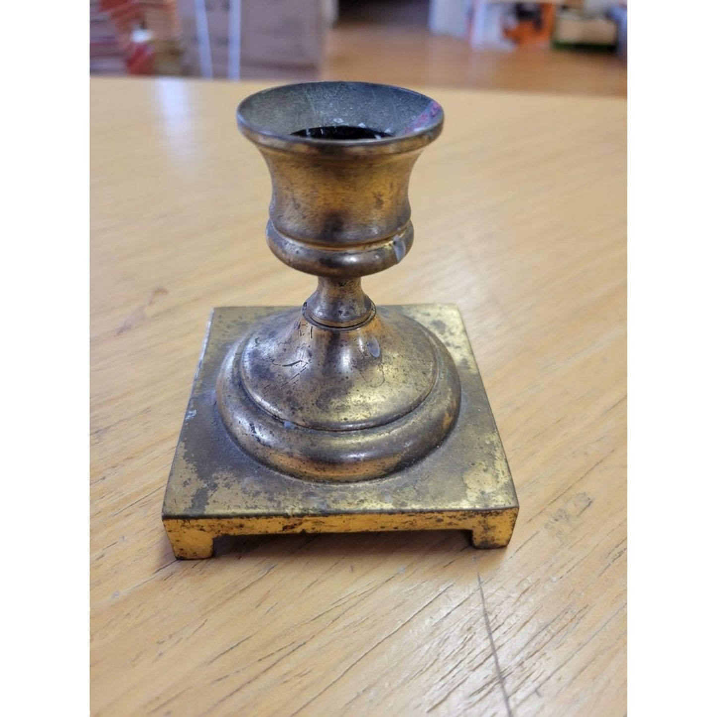 Pair of Vintage Brass Candlestick Holders