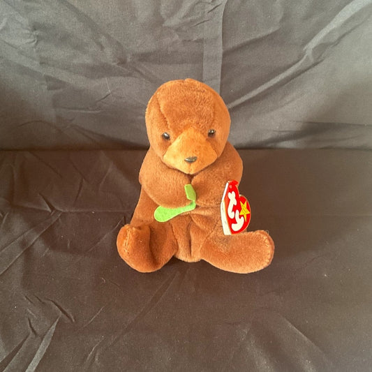 Vintage TY Beanie Baby - "Seaweed," 1996