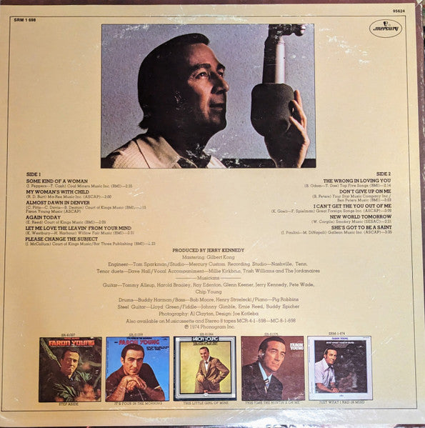 Faron Young : Faron Young Sings "Some Kind Of A Woman" (LP,Album,Club Edition,Stereo)