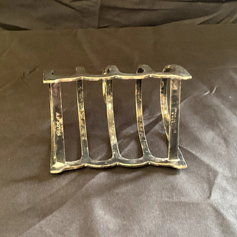 Angle Plate Sterling Silver 4 Piece Toast Rack