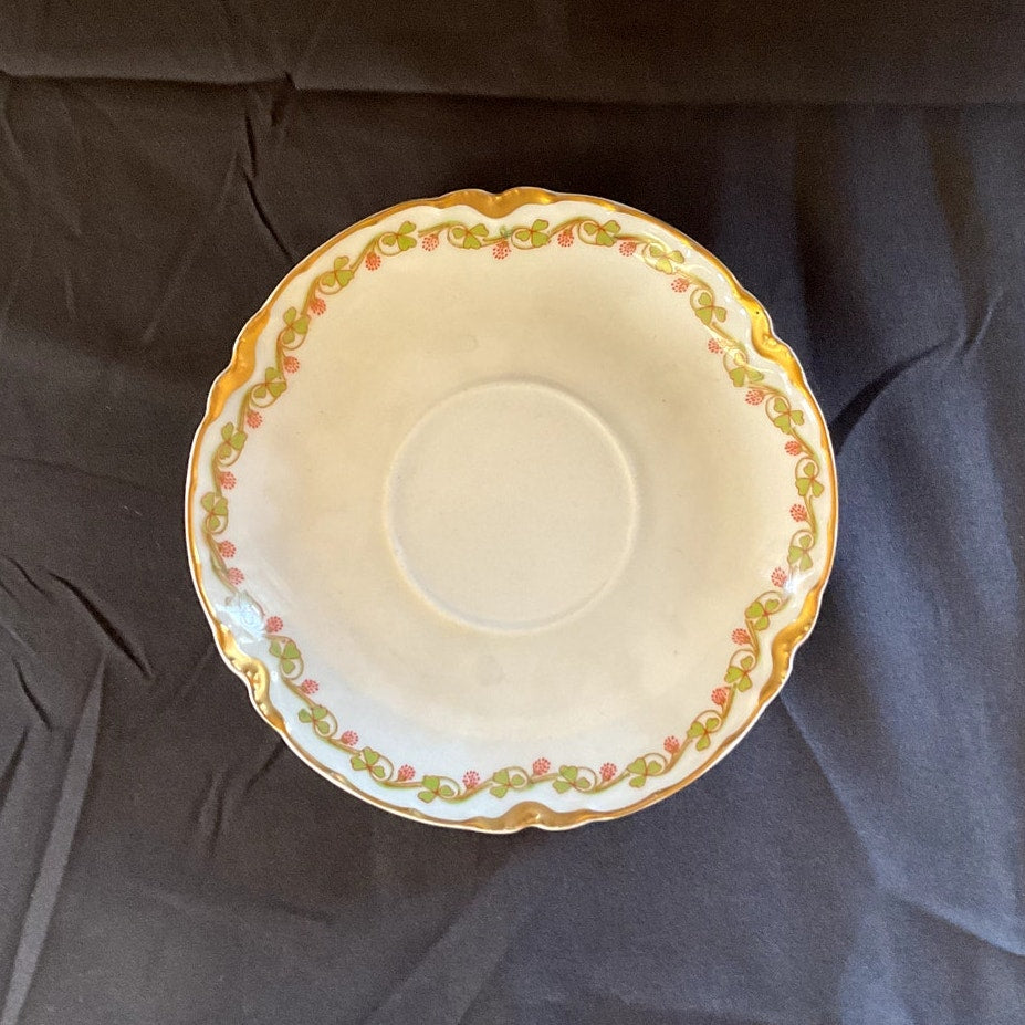 Haviland & Co. Limoges Gilded Bullion Cup & Saucer circa 1900s