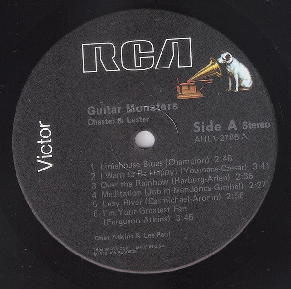 Chet Atkins And Les Paul : Guitar Monsters (LP,Album,Reissue,Stereo)