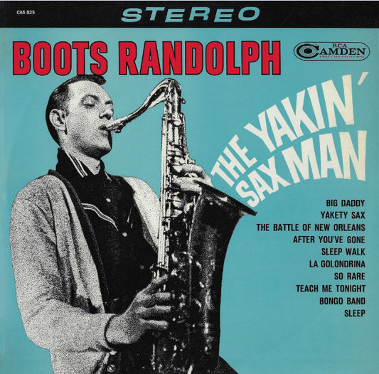 Boots Randolph : The Yakin' Sax Man (LP,Album,Stereo)