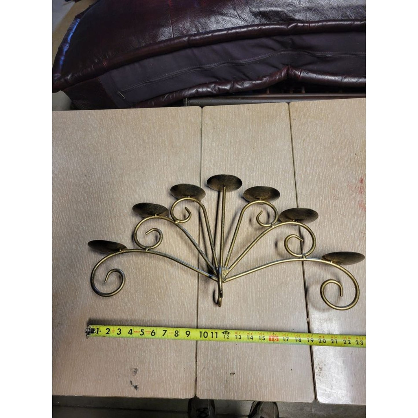 Vintage Iron Candle Holder