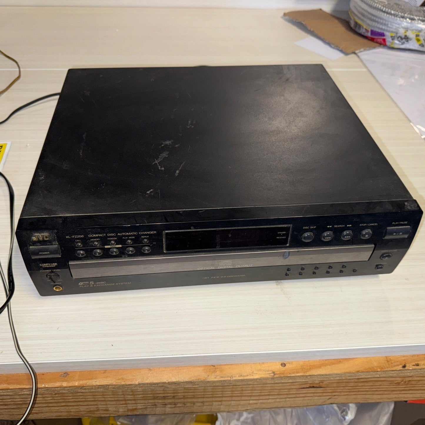 JVC XL-FZ258 CD Changer 5 Compact Disc Player HiFi Stereo Vintage Audio PARTS