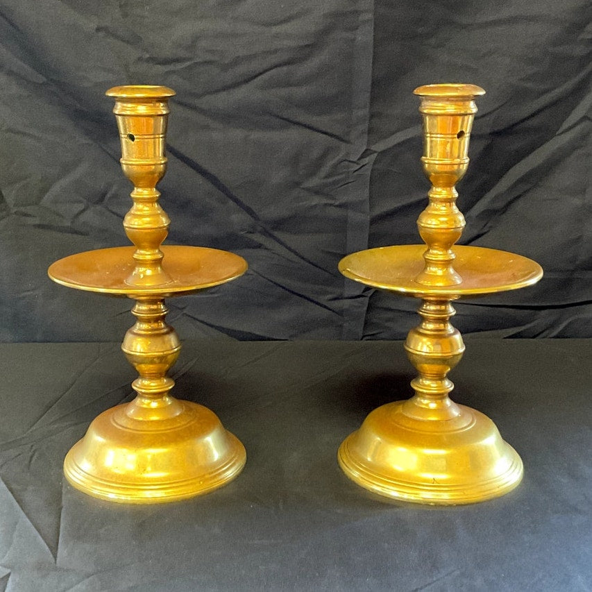 Vintage Jacob Von Heemskerk Dutch Candle Sticks - Pair