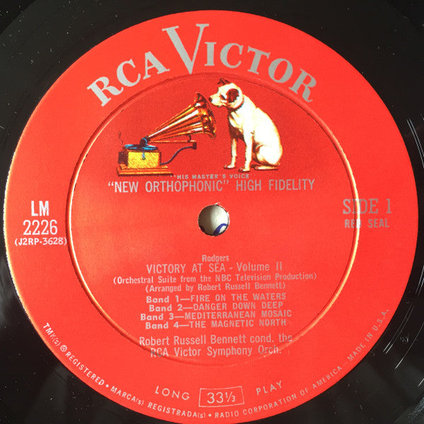 Richard Rodgers, Robert Russell Bennett : Victory At Sea Vol. 2 (LP,Album,Reissue,Mono)