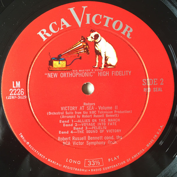 Richard Rodgers, Robert Russell Bennett : Victory At Sea Vol. 2 (LP,Album,Reissue,Mono)