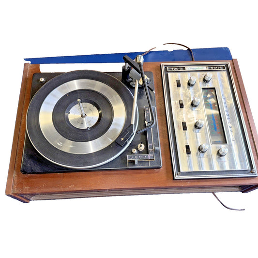 Vintage Electrophonic ME-4 System Record Player AM/FM Radio Tuner Needs Repair