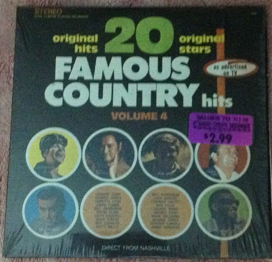 Various : 20 Famous Country Hits Volume 4 (LP,Compilation,Stereo)