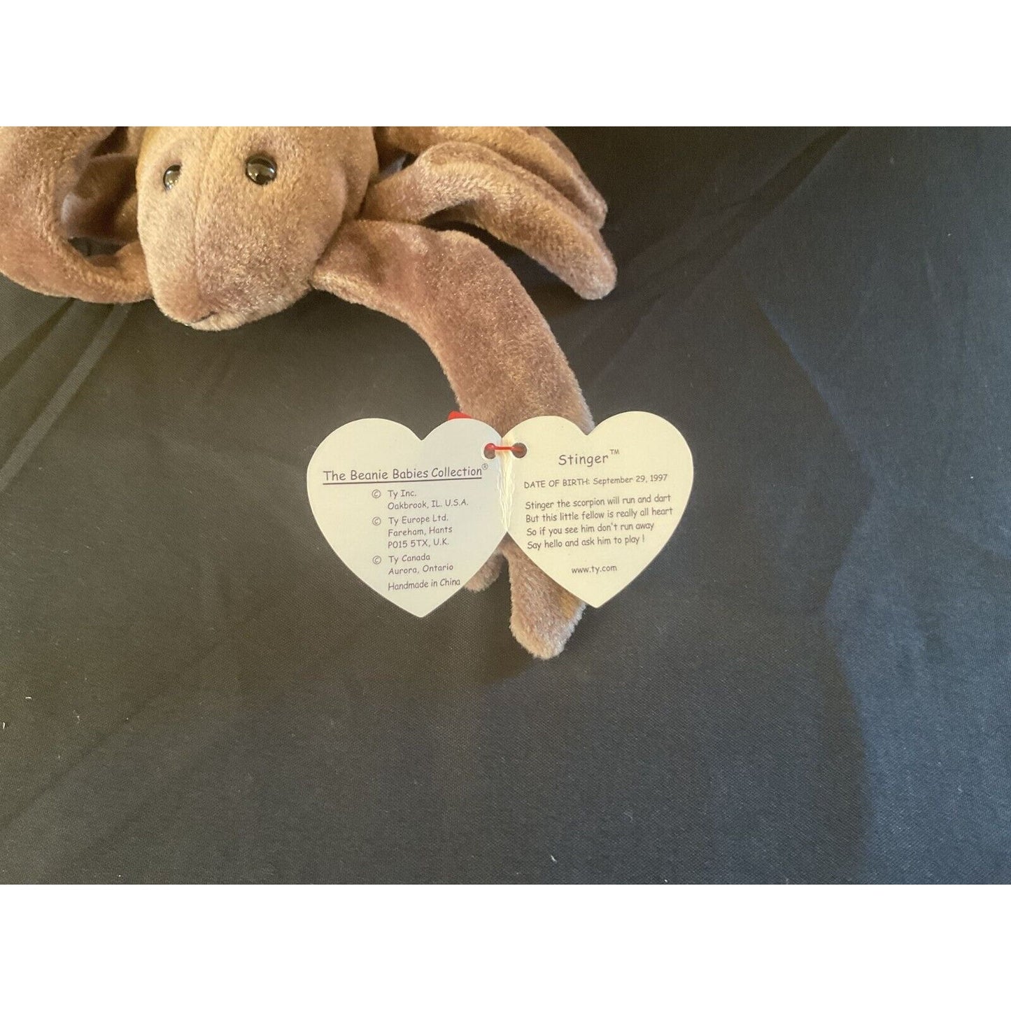 Vintage TY Beanie Baby - "Stinger," 1997