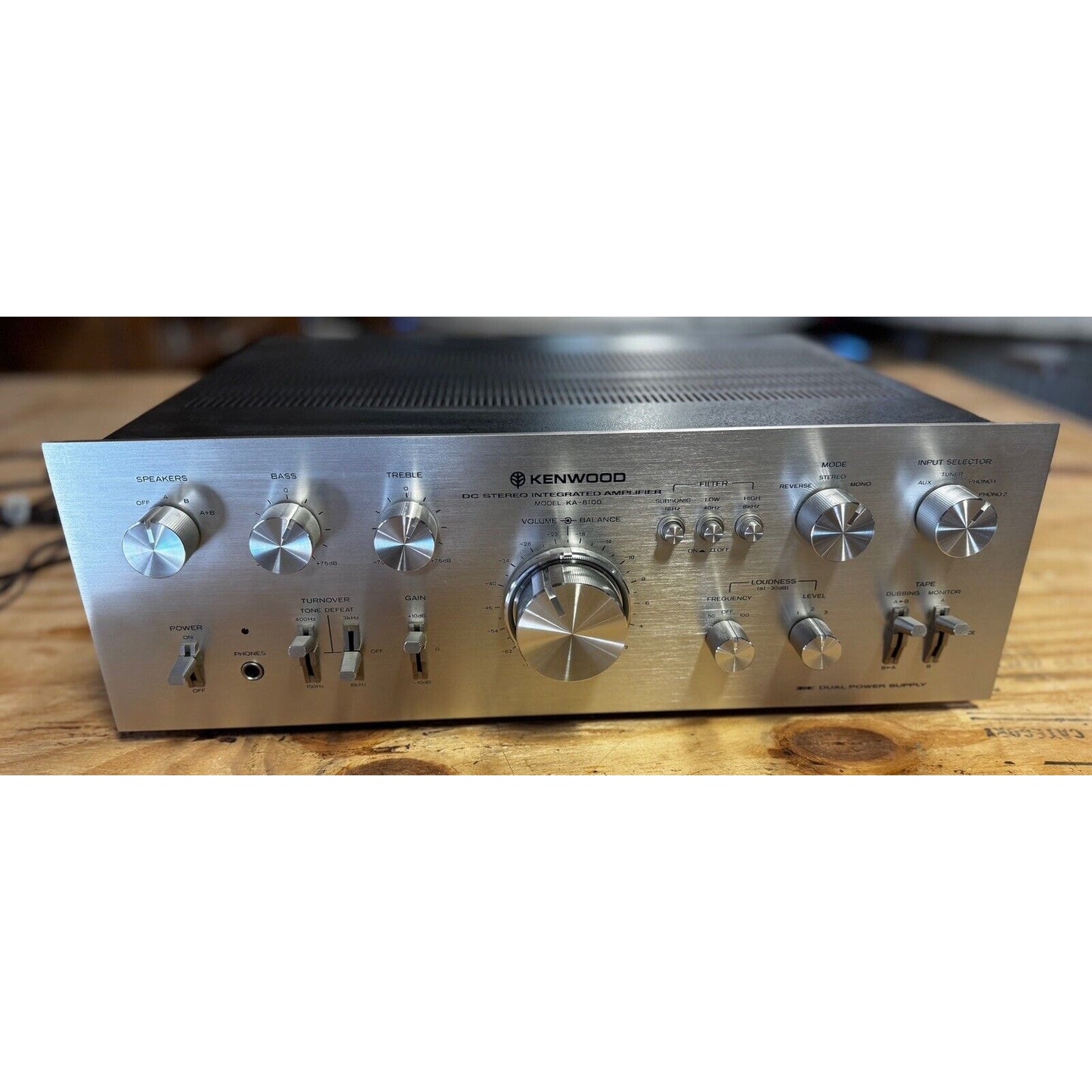 KENWOOD KA-8100 INTEGRATED AMPLIFIER Tested
