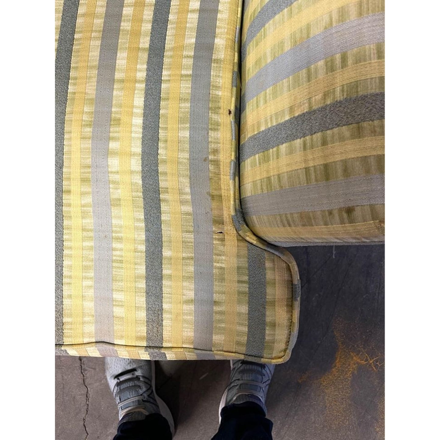 Striped Loveseat