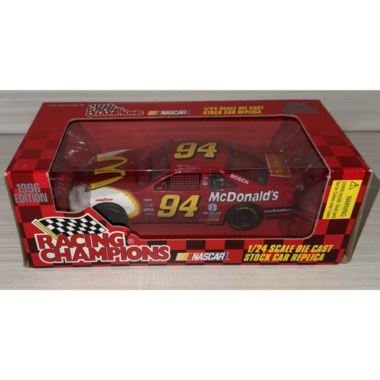 1996 Racing Champions #94 Bill Elliott McDonald's 1:24 Diecast NIB NASCAR