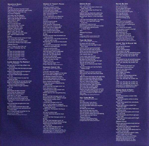 Alabama : Mountain Music (LP,Album)