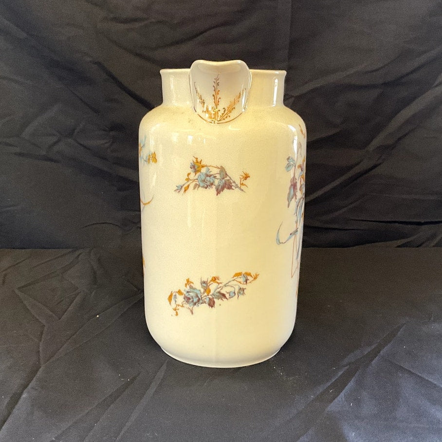 Antique Haviland Limoges Floral Pitcher