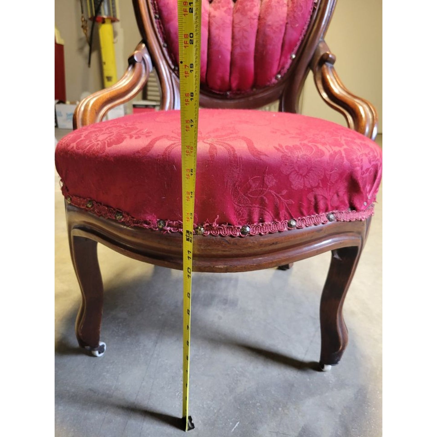 Woman’s American Victorian Parlor Side Chair