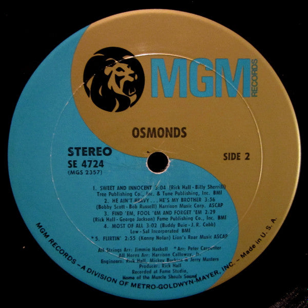 The Osmonds : Osmonds (LP,Album,Stereo)