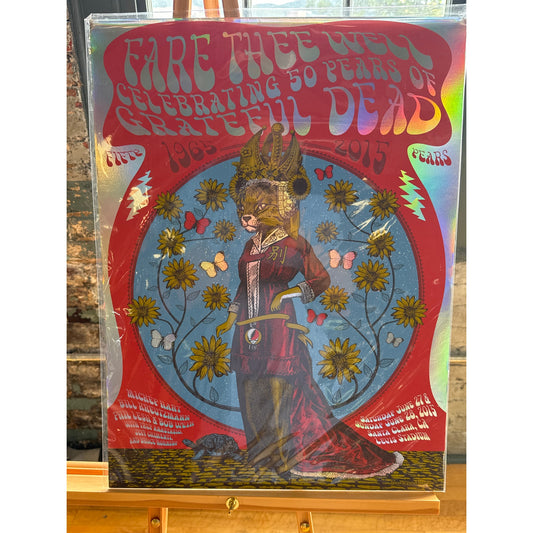 Grateful Dead 2015 Fare Thee Well Helton Foil, 101 of 2,000
