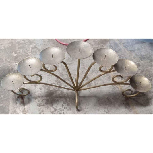 Vintage Iron Candle Holder