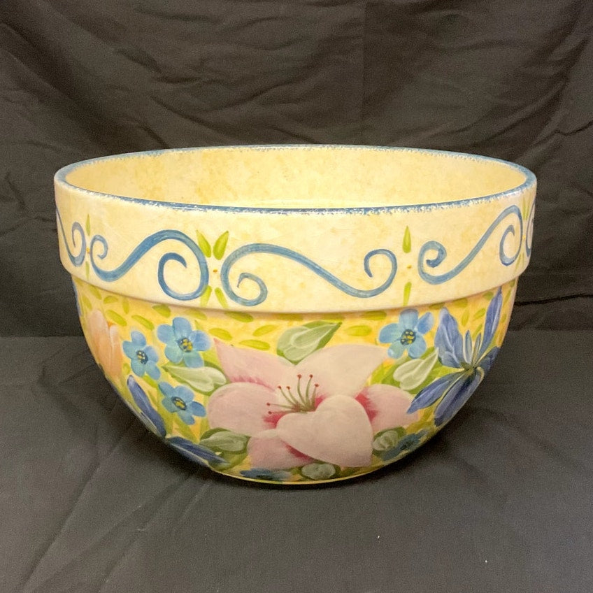 Vintage Lesal Studio Hand Painted Bowl