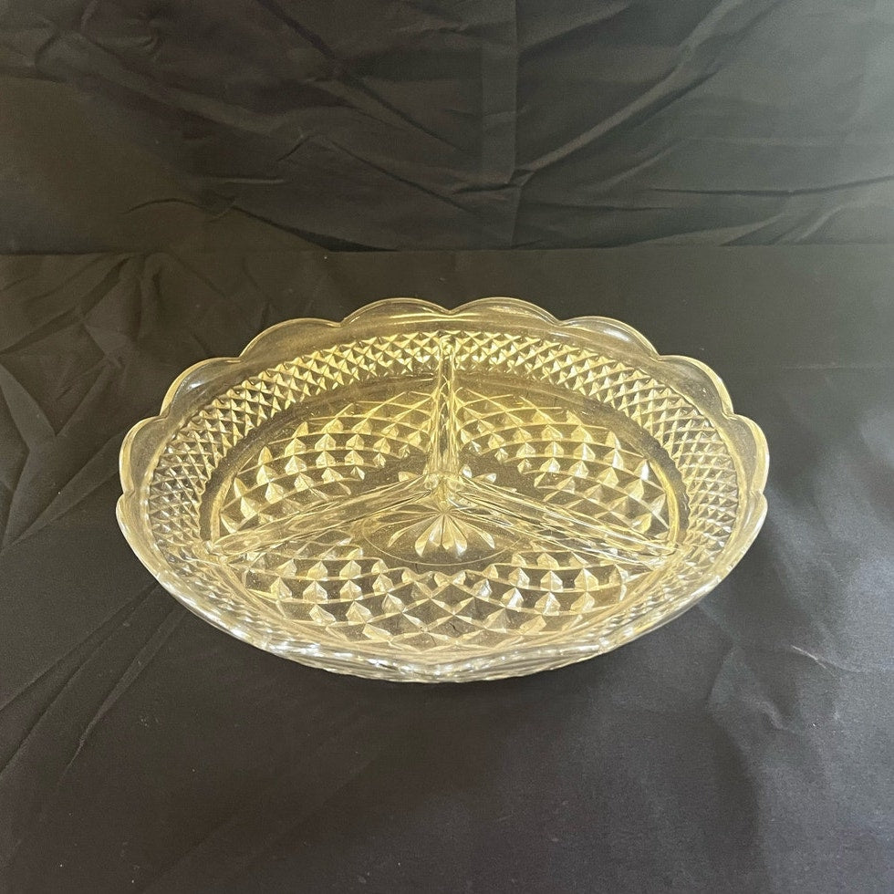 Vintage Wexford Three Part Divided Relish Plate