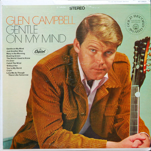 Glen Campbell : Gentle On My Mind (LP,Album,Stereo)
