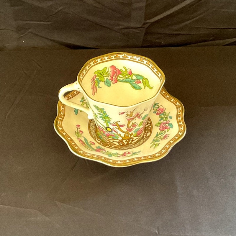 Coalport "The Indian Tree" Tea Cup & Saucer