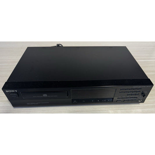 Sony CDP-CE215 5-Disc CD Player – Black, Display Screen, No Remote Tested