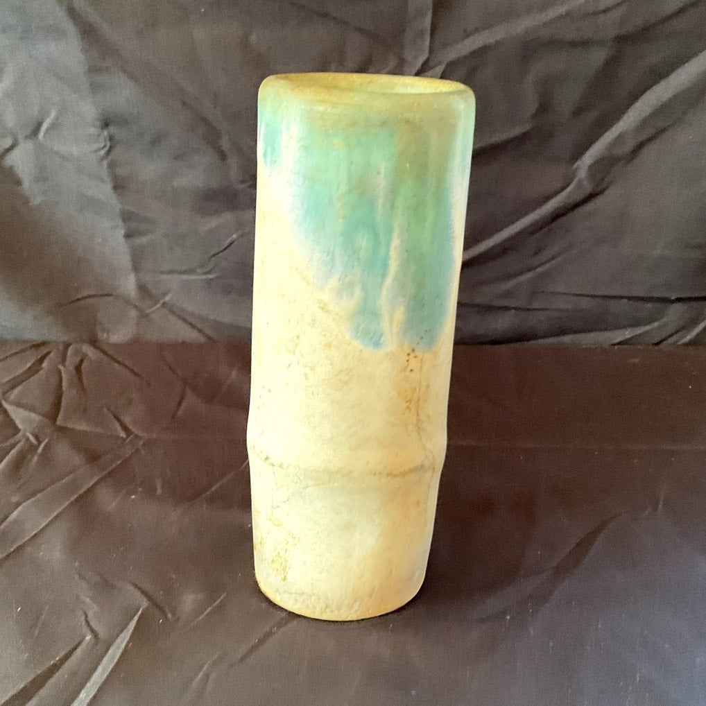 Hand Made Pottery Vase Signed by Artist circa 1970s