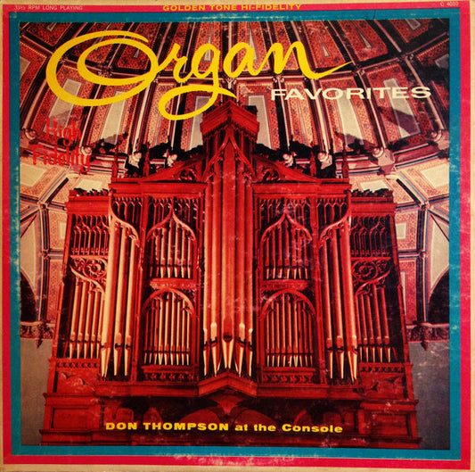 Don Thompson (7) : Organ Favorites (LP,Album,Mono)