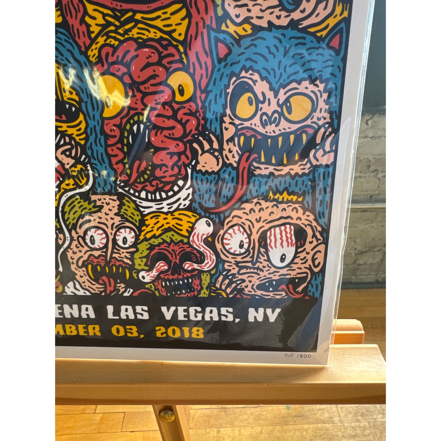 Phish 2018 Vegas Hex Aunzo Poster 507 of 800