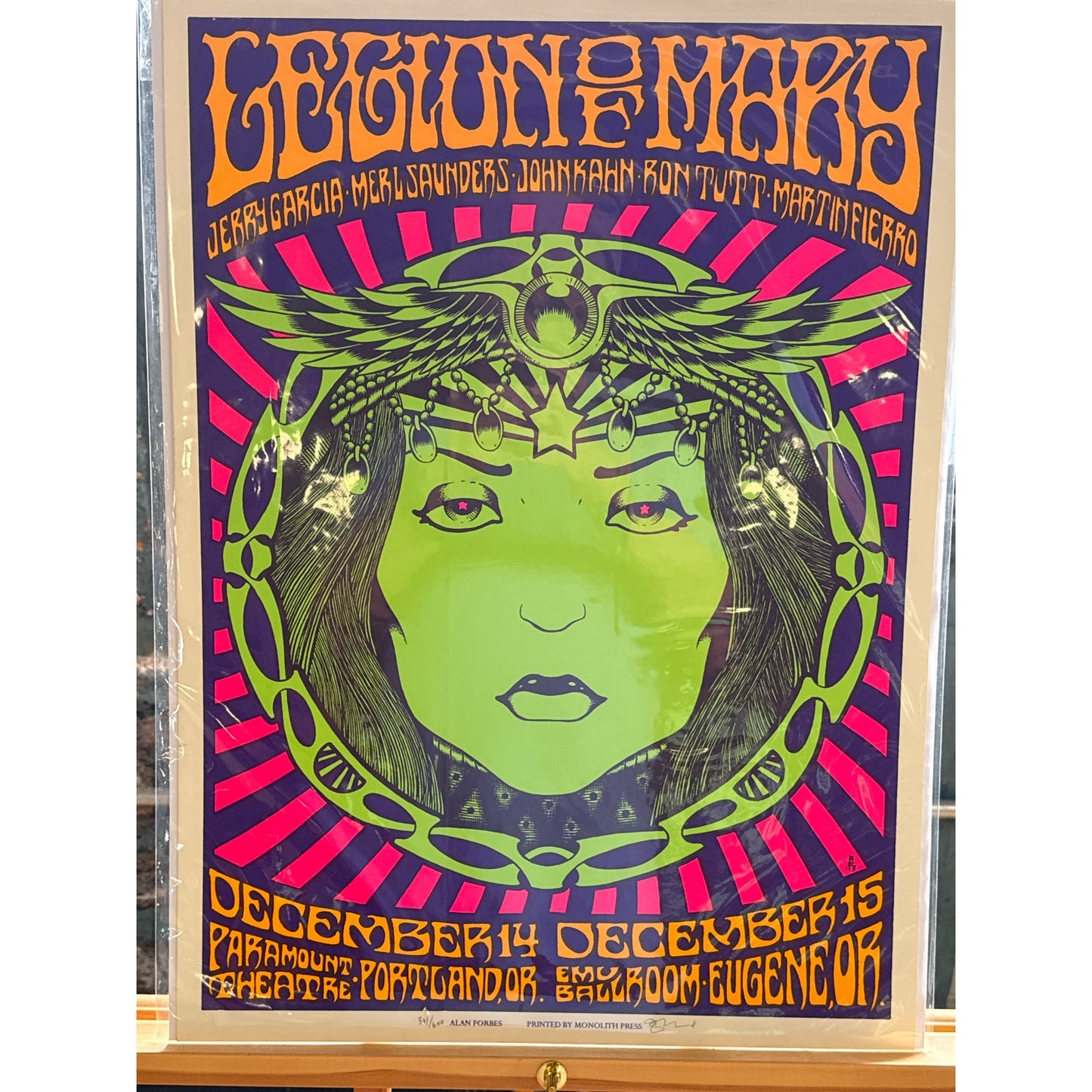 Jerry Garcia Band 1974 Oregon Forbes Poster 304 of 600