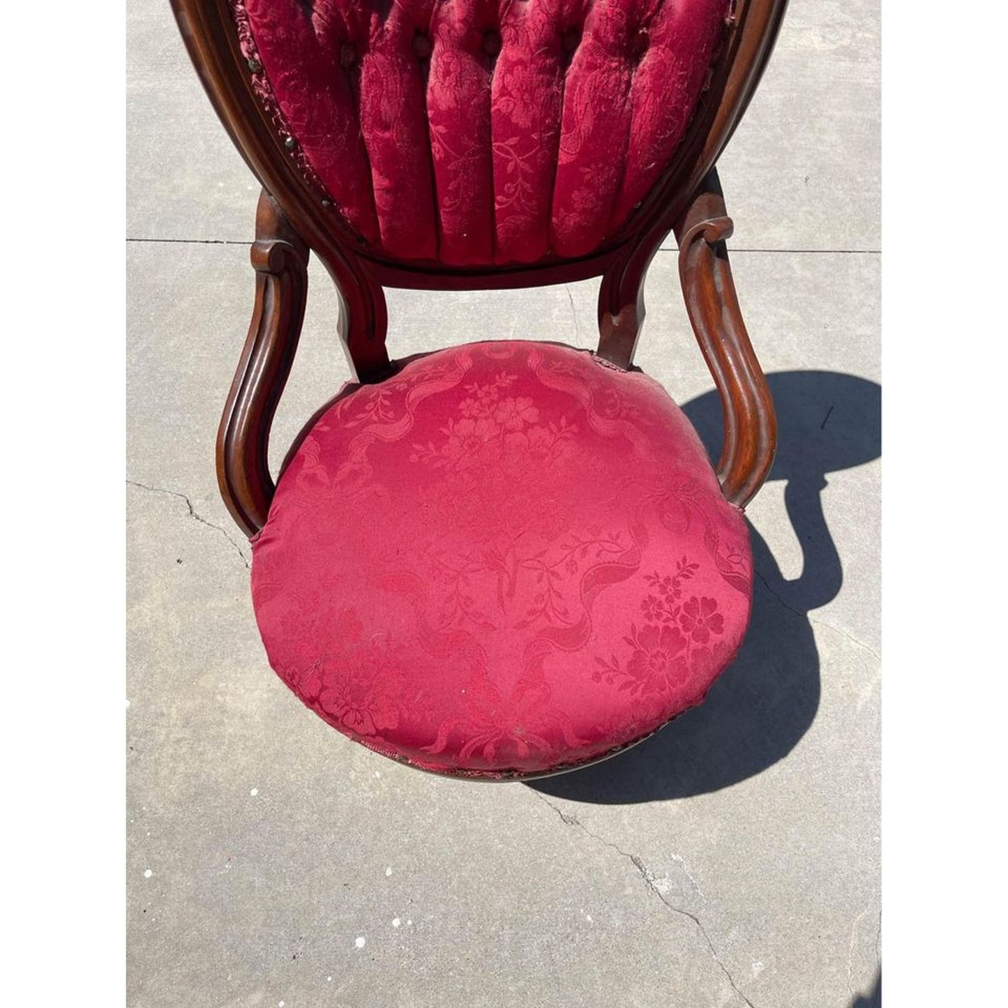 Woman’s American Victorian Parlor Side Chair