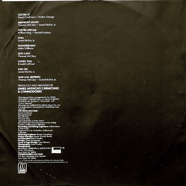 Commodores : Midnight Magic (LP,Album)