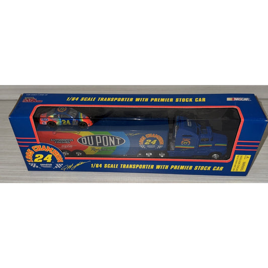 Jeff Gordon #24 1995 Champion 1:64 Transporter & Car NIB Racing Champions NASCAR