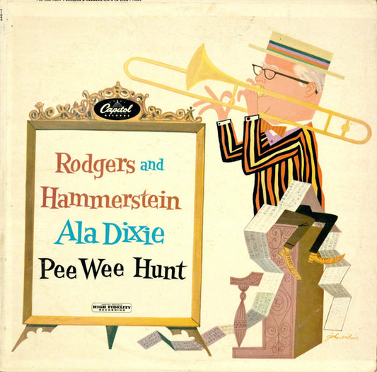 Pee Wee Hunt : Rodgers And Hammerstein Ala Dixie (LP,Mono)