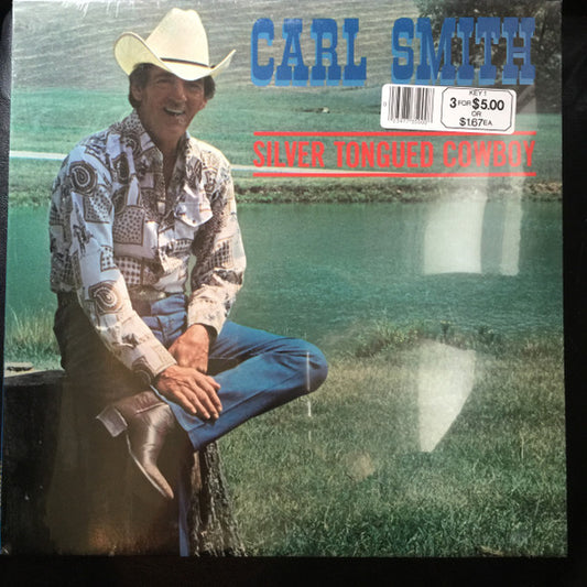 Carl Smith (3) : Silver Tongued Cowboy (LP,Album,Stereo)