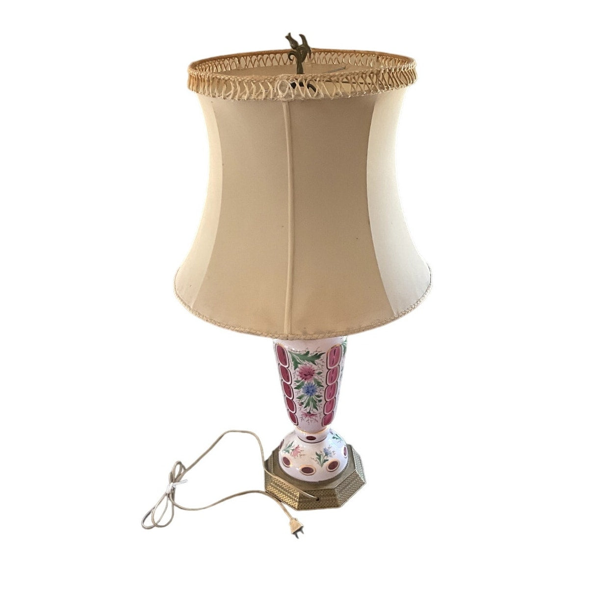 Vintage Flower Table Lamp