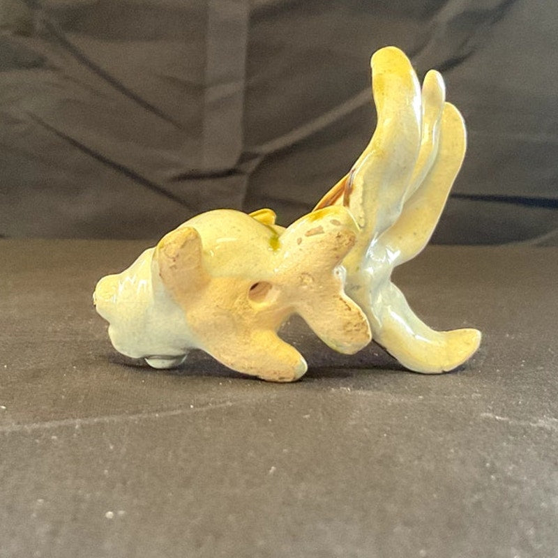 Vintage Goldfish Figurine Keramik