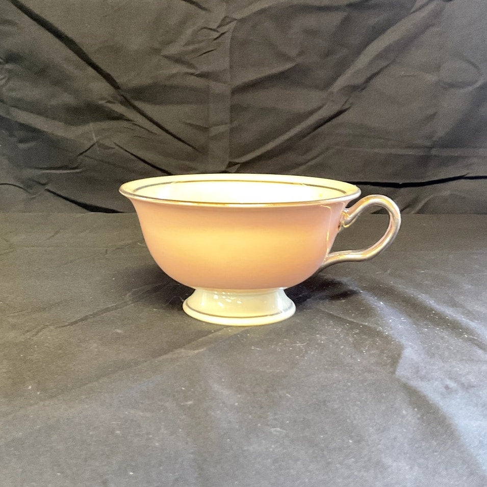 "Shell Pink" by Castleton Tea cup & Saucer