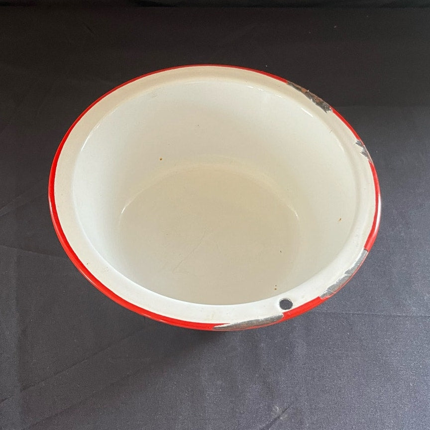 Metal Enamel Bowls - Set of 6