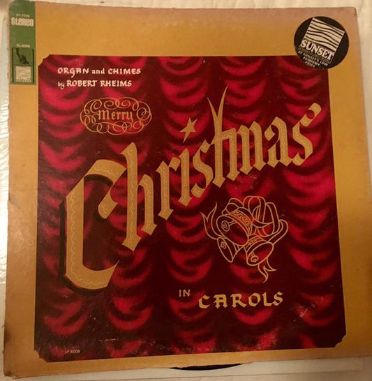 Robert Rheims : Merry Christmas In Carols (LP,Album,Stereo)