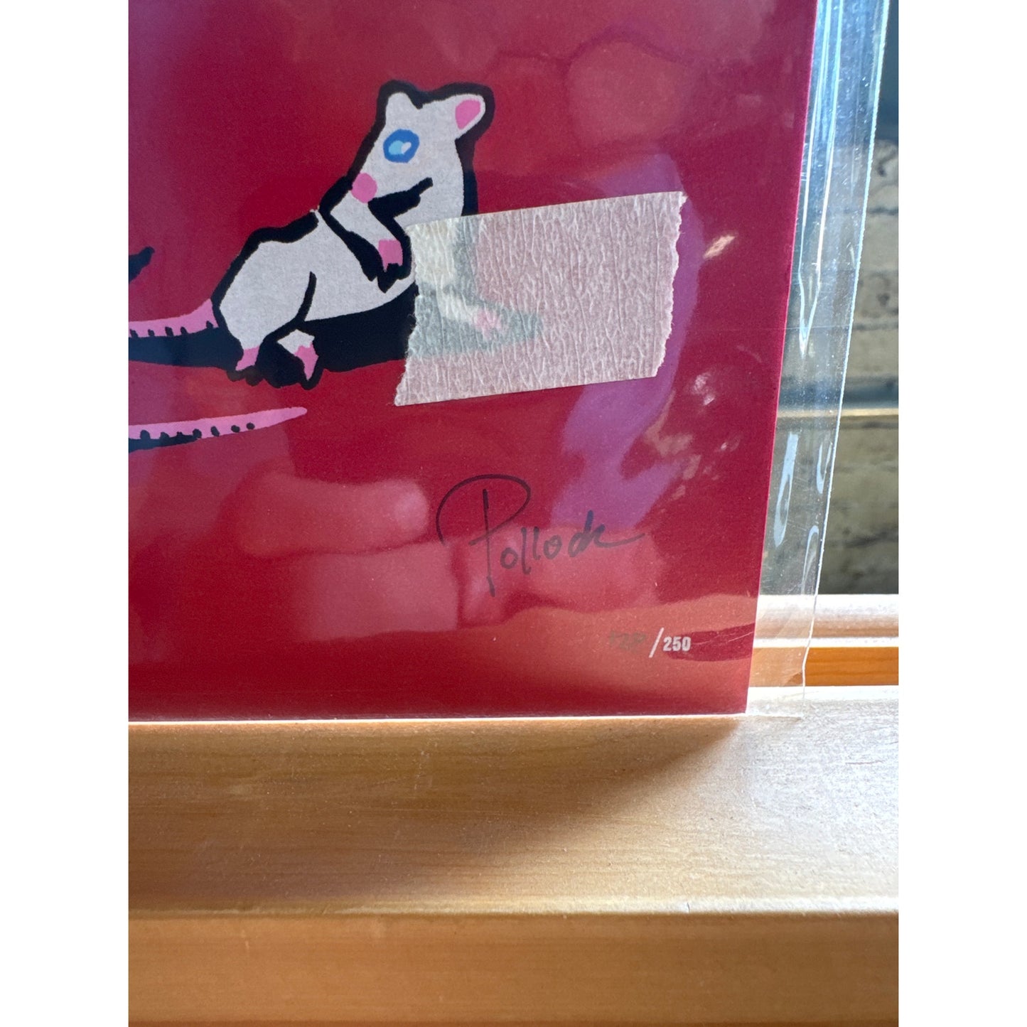 Phish Pied Piper 2020 Pollock Red Poster 128 of 250