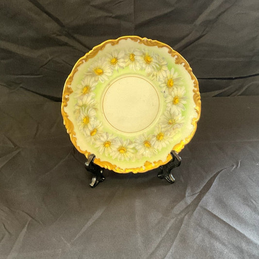 Antique Ceramic Daisy Chain T&V Hand Painted Saucer